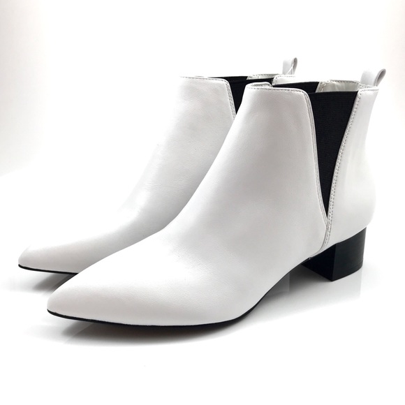 nine west white boots
